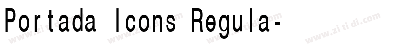 Portada lcons Regula字体转换